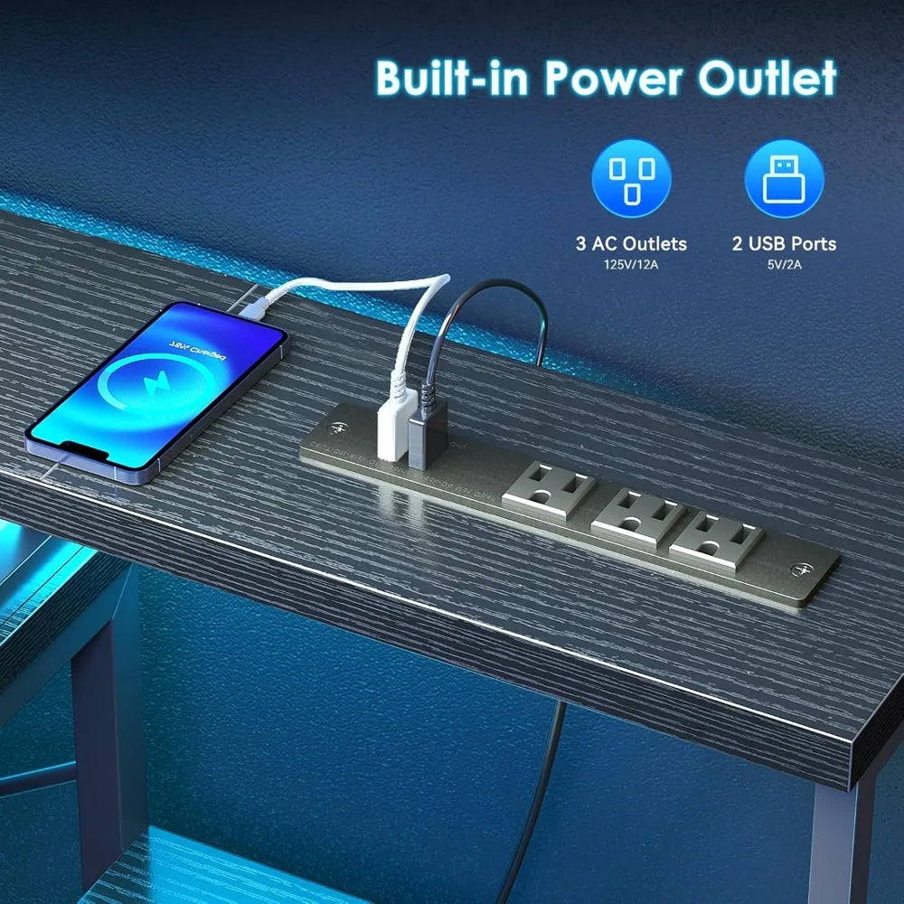 55 Inch Computer Gaming Desk