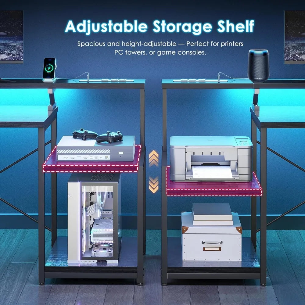 55 Inch Computer Gaming Desk