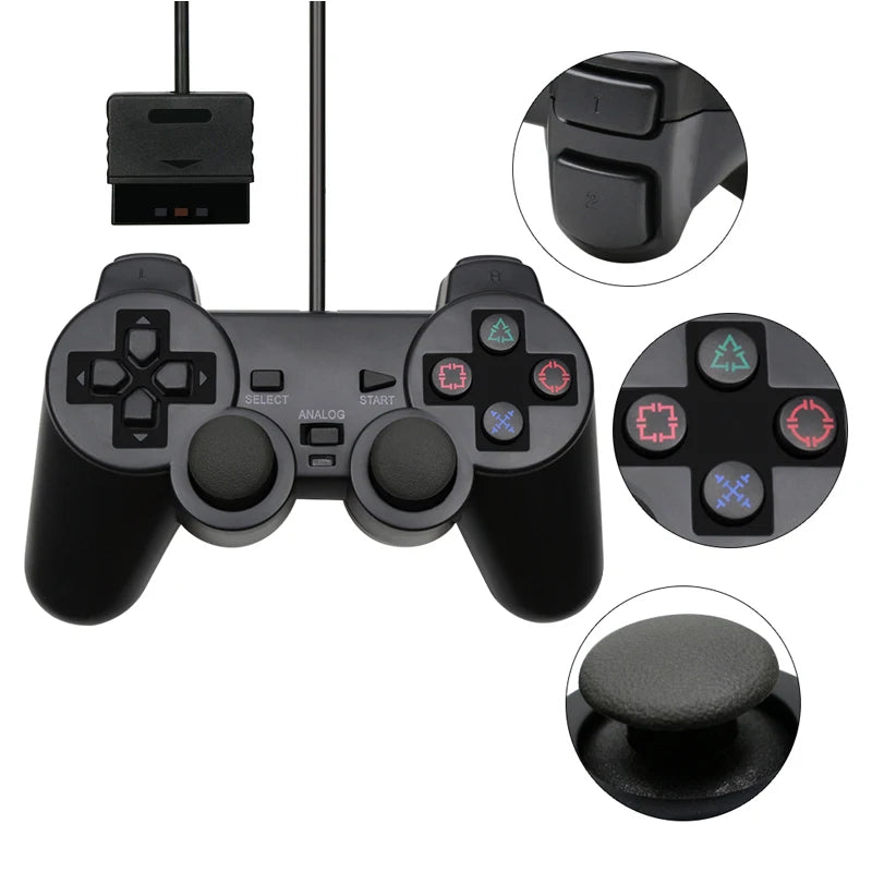 Wired Gamepad for Sony PS2