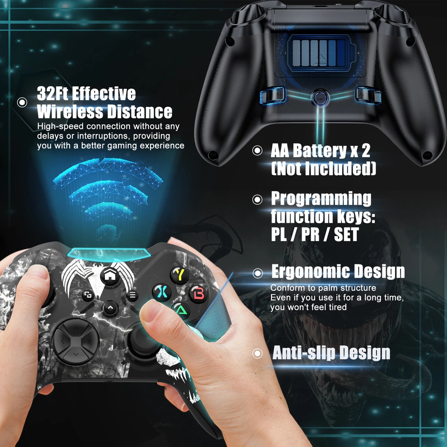 Wireless Controller For Xbox One Series X/S Pc