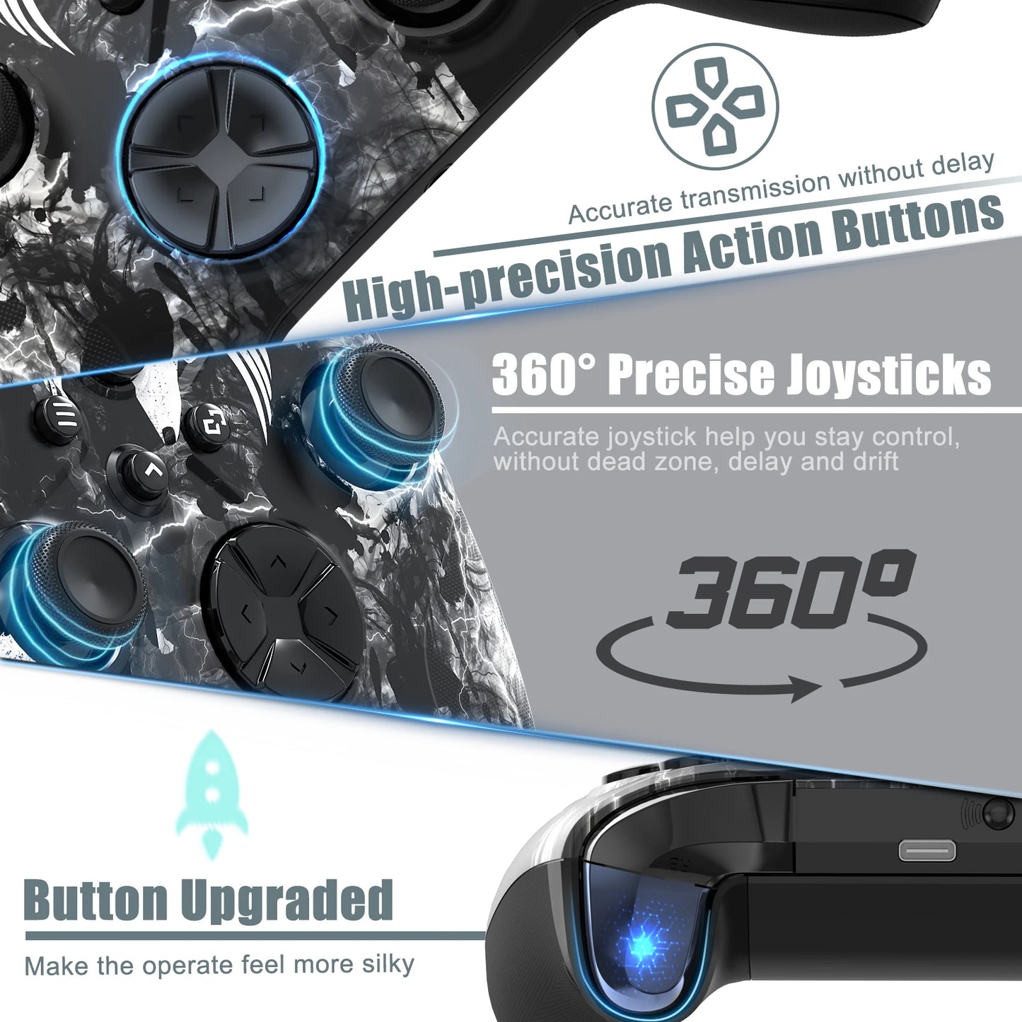 Wireless Controller For Xbox One Series X/S Pc