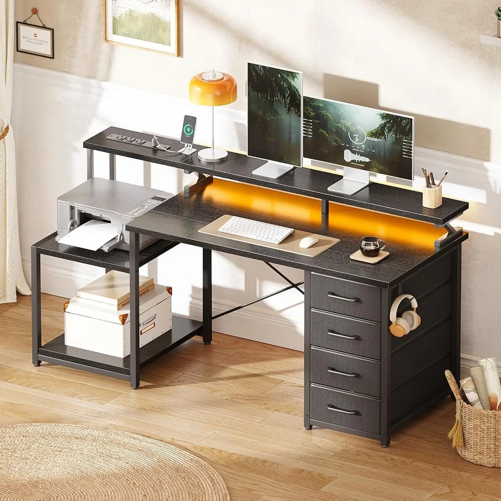 55 Inch Computer Gaming Desk