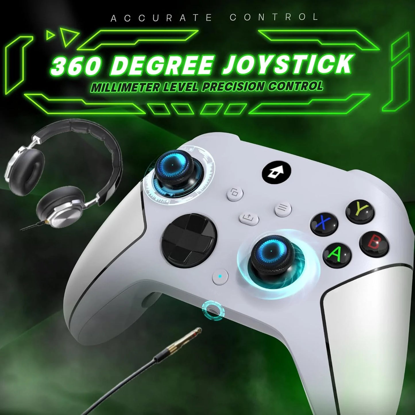 Upgraded 7 Colors RGB Wireless Controller XB023