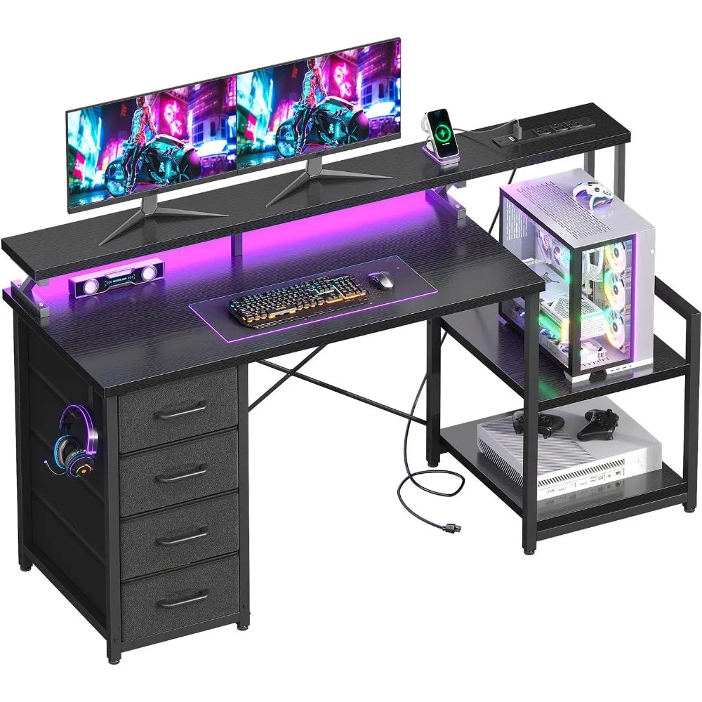 55 Inch Computer Gaming Desk
