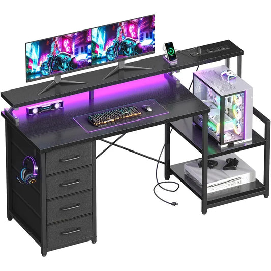 55 Inch Computer Gaming Desk