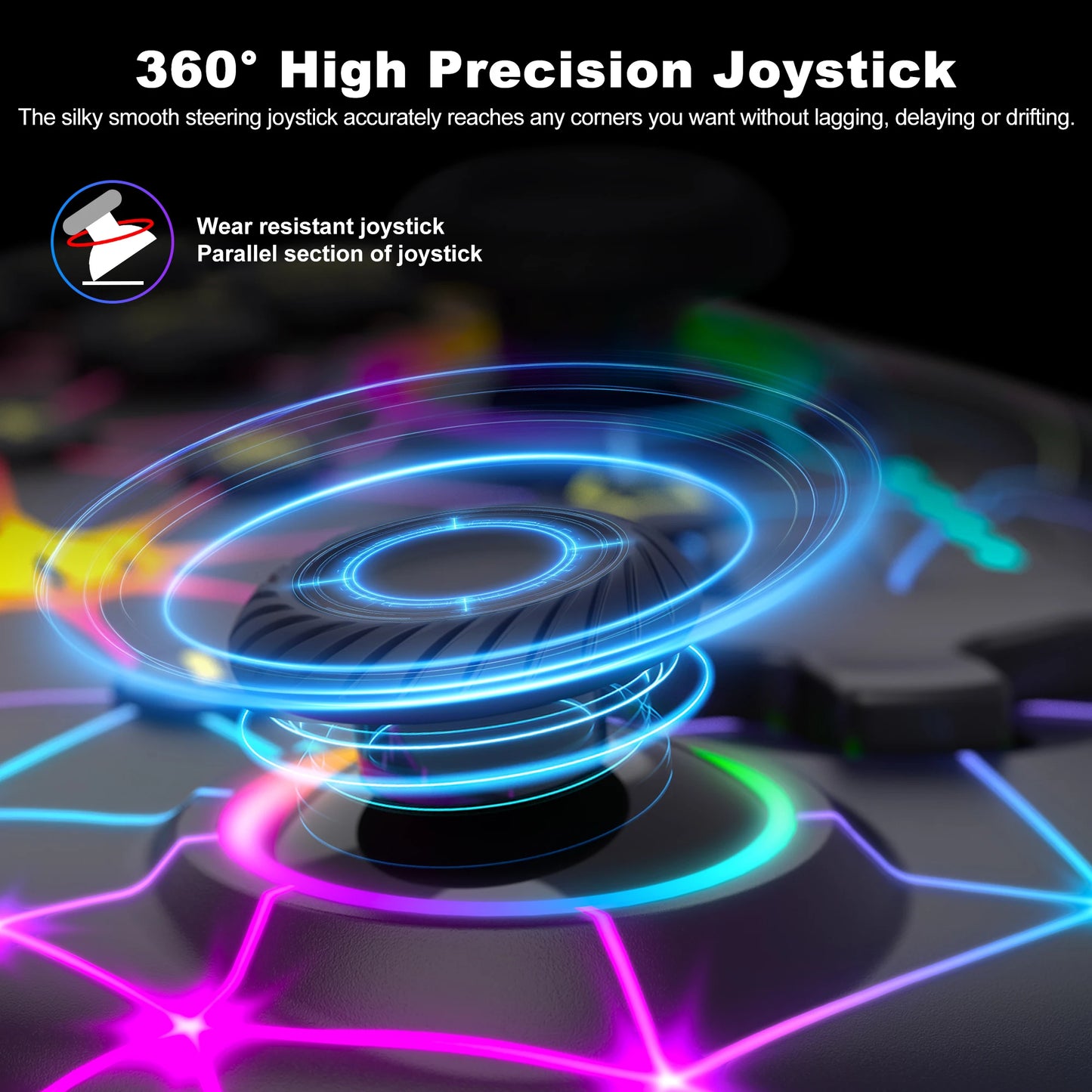 DinoFire Wireless Controller RGB For Nintendo Switch