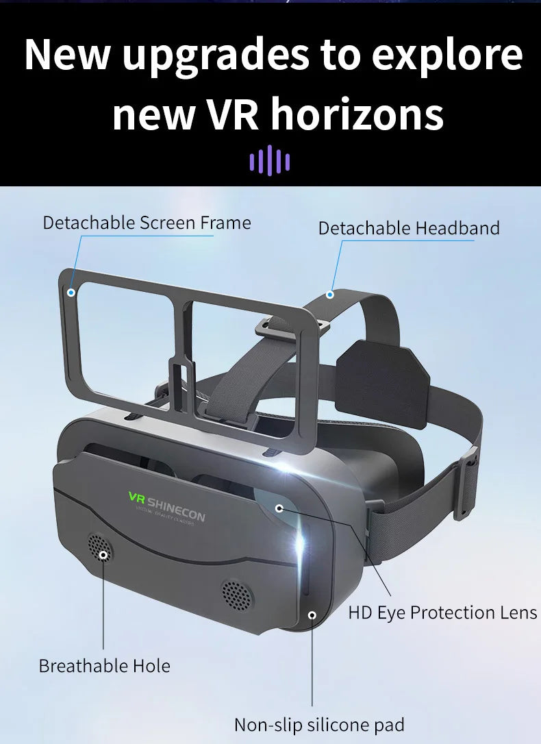 SHINECON 3D Helmet VR Glasses